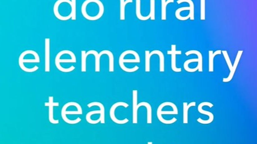 what supports do rural elementary teachers need to teach sex Ed?